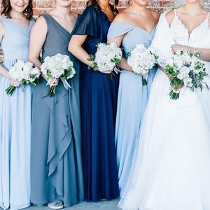 Azazie Tiara Navy Dress